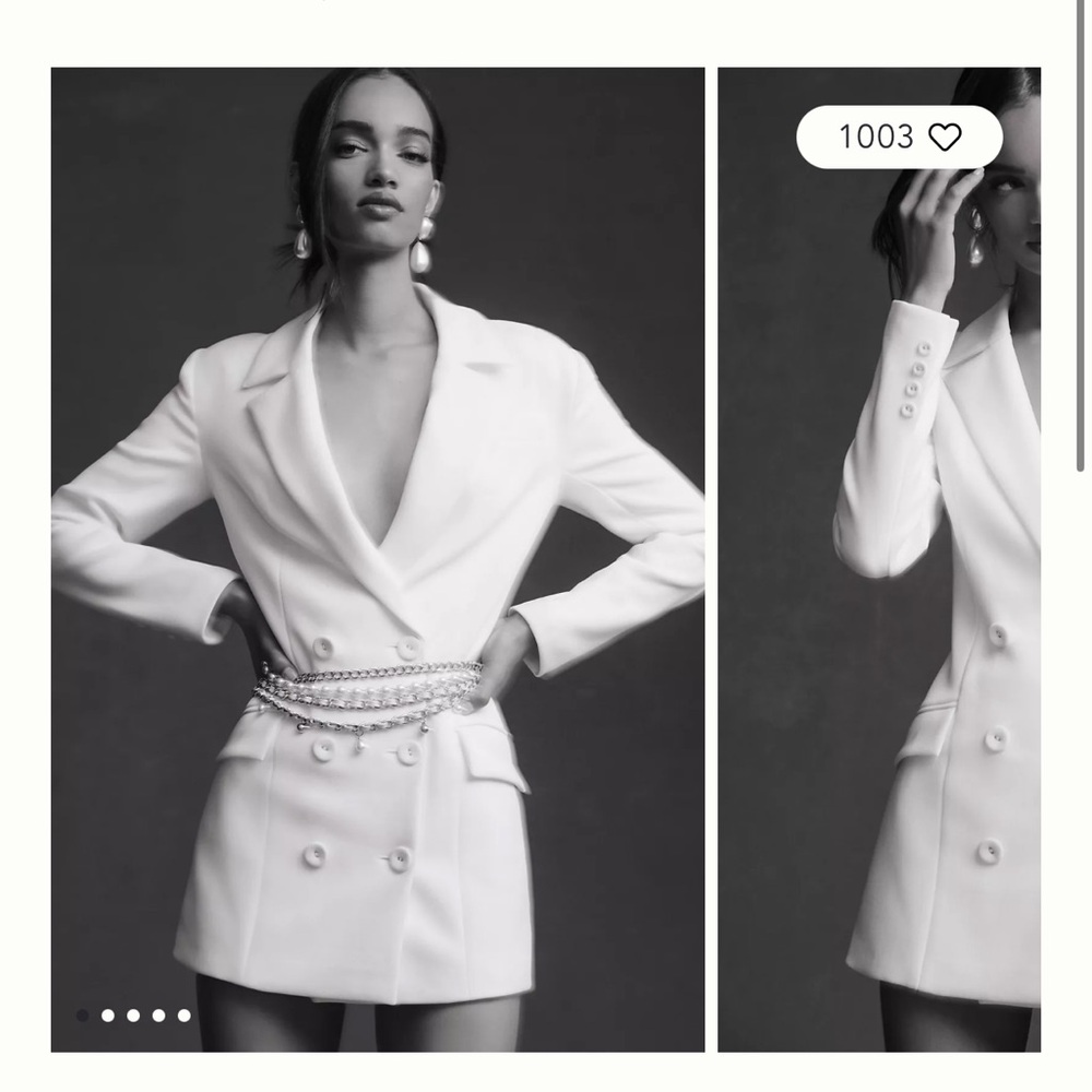 ANTHROPOLOGIE MISHA ANDER MINI BLAZER DRESS